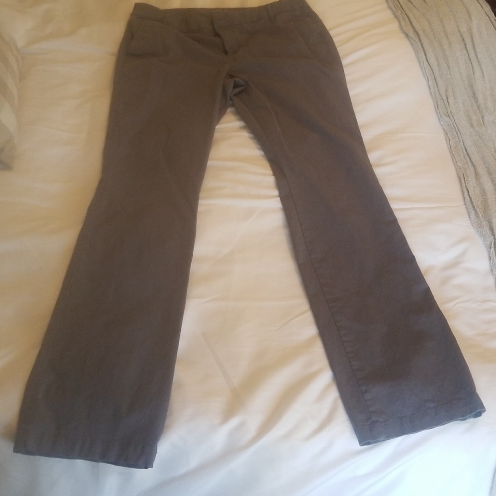 Grey Bootcut chinos
